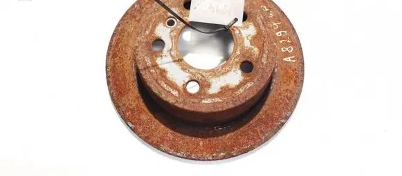 Mercedes-Benz A W169 Rear brake disc neventiliuojamas