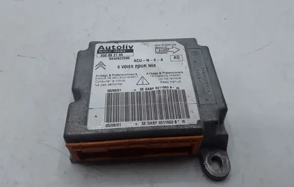 Citroen Xsara Picasso Airbag control unit/module 9640822580 550893100