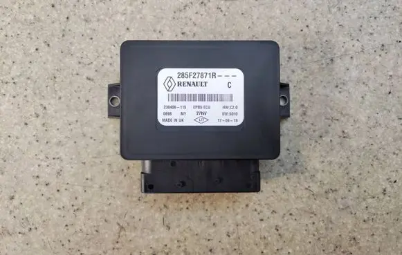 Renault Talisman Hand brake control module 285F27871R14A 285F27871R 230406115