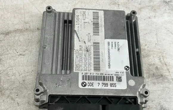 BMW 3 E90 E91 Engine control unit/module 0281012754 7799855 1039S11317