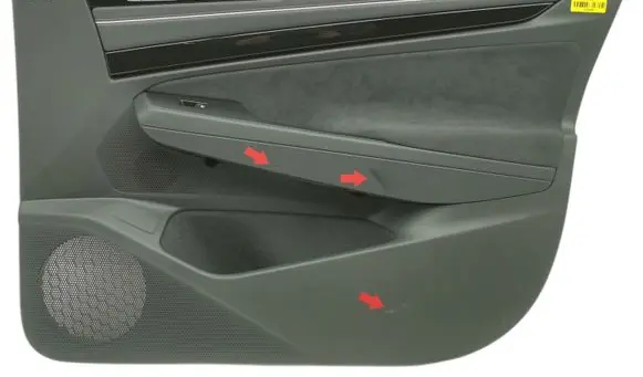 Volkswagen ID.7 Front door card panel trim 14A867010A