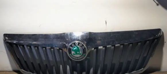 Skoda Octavia Mk2 (1Z) Front bumper upper radiator grill 1Z0853651