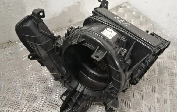 Interior heater climate box assembly
