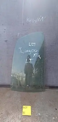 Renault Twingo I Rear door window glass 1212123