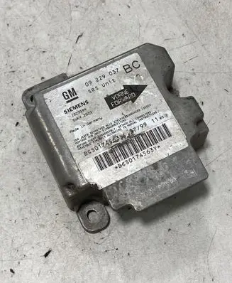 Opel Astra G Airbag control unit/module 09229037 1923594 BCS0174563Y