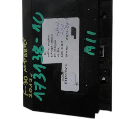 BMW 3 F30 F35 F31 Trunk lid opening control unit 173138