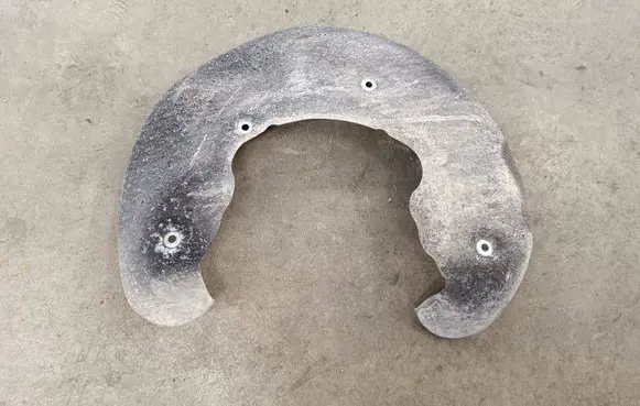 Audi A7 S7 4G Front brake disc dust cover plate 