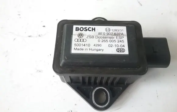 Volkswagen PASSAT B5.5 ESP acceleration yaw rate sensor 8E0907637A 0265005245 5001410