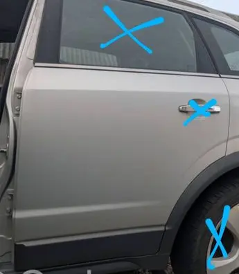 Opel Antara Rear door 92U