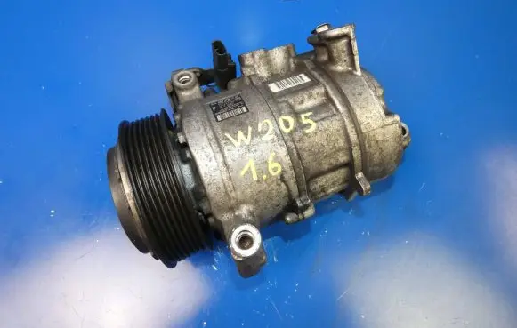 Mercedes-Benz C W205 Air conditioning (A/C) compressor (pump) A0008303102 6SAS14C GE4471401991