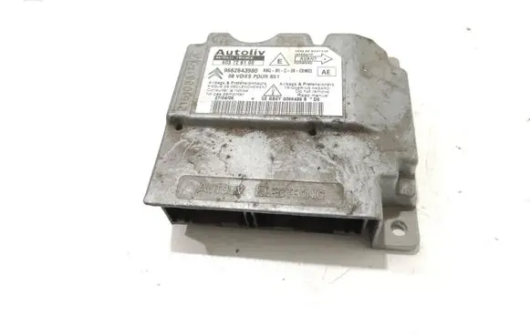 Citroen C4 I Airbag control unit/module 9662643980 5EGB6Y000 603726100
