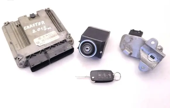 Volkswagen Crafter Engine ECU kit and lock set 03L906012L 03L906012A 0281017664