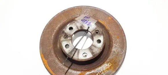Peugeot 407 Rear brake disc neventiliuojamas