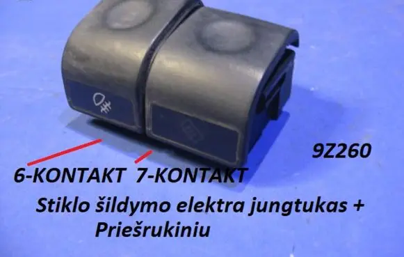 Mitsubishi Lancer Windscreen/window heater switch 9Z260