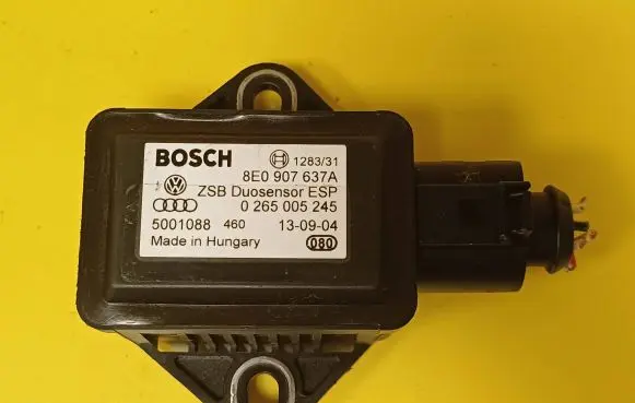 Audi A6 S6 C5 4B ESP acceleration yaw rate sensor 8E0907637A 0265005245