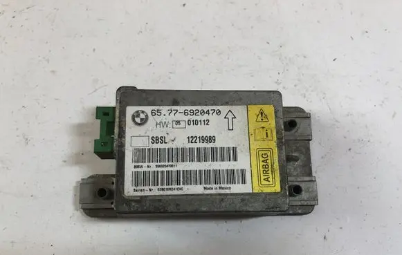 BMW 7 E65 E66 Airbag control unit/module 6920470 65776920470 12219989