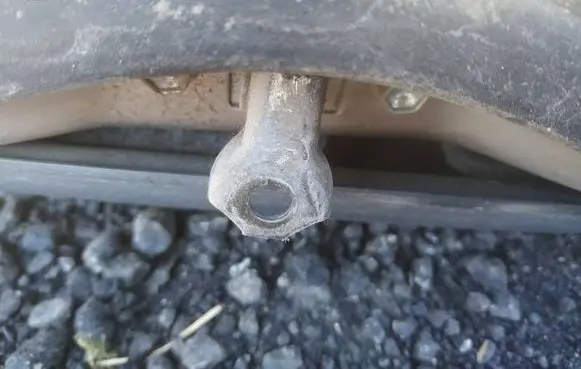 Toyota Yaris Rear door check strap stopper