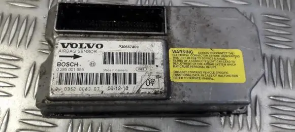 Volvo S80 Airbag control unit/module 0285001655 P30667469