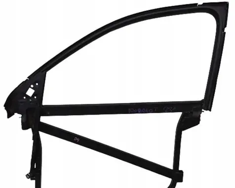 Volkswagen Touareg I Front door window/glass frame 