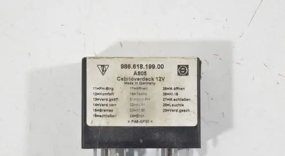 Porsche Boxster 986 Other relay 98661819900