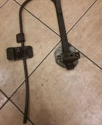 Audi 80 90 B2 Sliding door window regulator with motor 813839400A