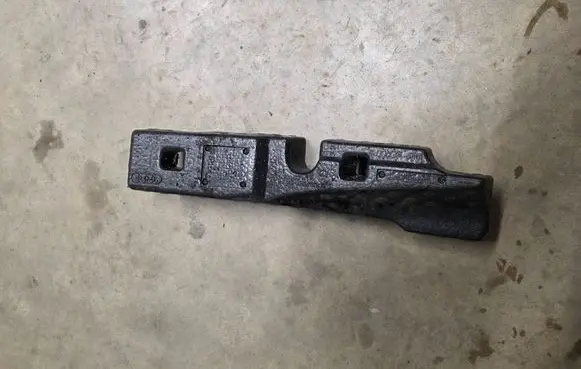 Audi Q5 SQ5 8R Rear bumper foam support bar 80F807665