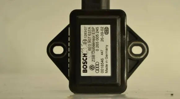 Audi A6 S6 C5 4B ESP acceleration yaw rate sensor 8E0907637A 0018546 0265005245