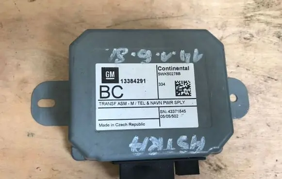 Opel Astra J GPS navigation control unit/module 13384291