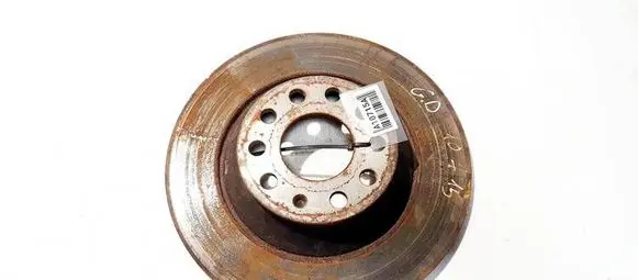 Audi A6 S6 C6 4F Rear brake disc neventiliuojamas