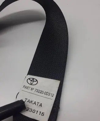 Toyota Yaris Front seatbelt 732200D312 0589P1000417