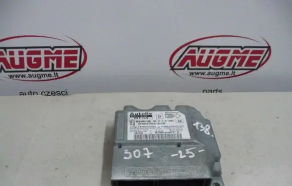 Peugeot 307 Airbag control unit/module 9654491180 606877300