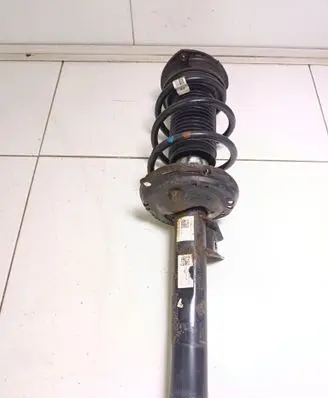 Front shock absorber with coil spring