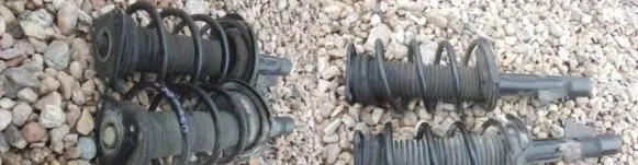 Volvo C30 Front shock absorber with coil spring