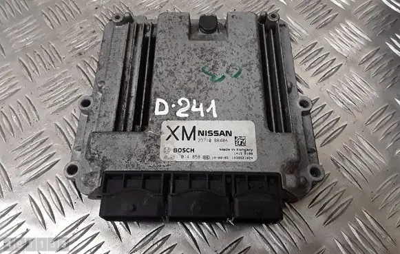 Nissan Qashqai Engine control unit/module 23710br40a 0281014858