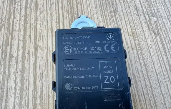 Subaru Outback (BT) Keyless (KESSY) go control unit/module AN10A
