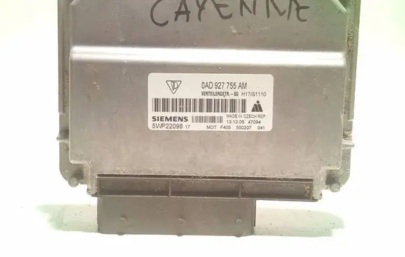 Porsche Cayenne (9PA) Gearbox control unit/module 0AD927755AM 5WP22098