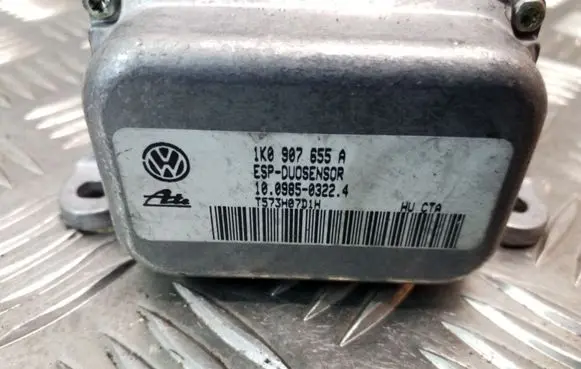 Audi A3 S3 8P ESP acceleration yaw rate sensor 1K0907655A
