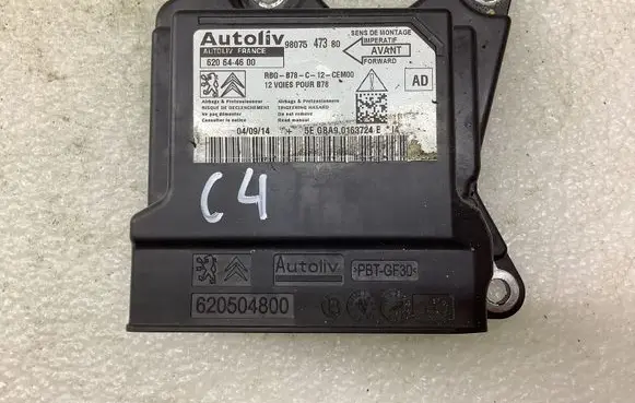 Citroen C4 II Picasso Airbag control unit/module 9807547380 620644600 9827547380