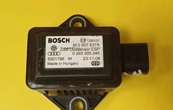 Volkswagen PASSAT B5 ESP acceleration yaw rate sensor 8E0907637A 0265005245