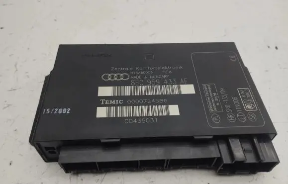 Audi A4 S4 B6 8E 8H Comfort/convenience module 8E0959433AF