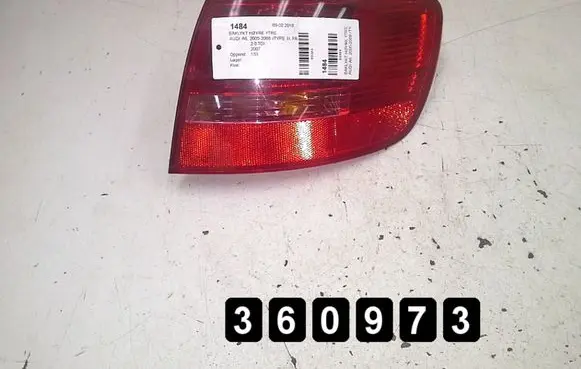 Audi A6 S6 C6 4F Rear/tail lights # 89036920