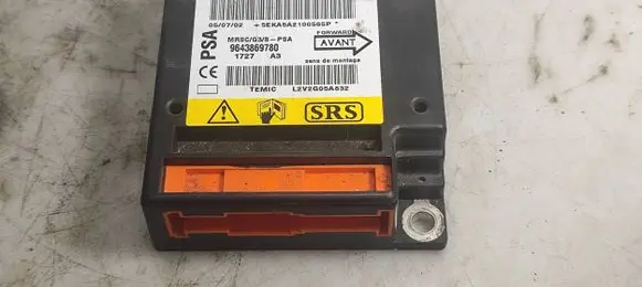 Peugeot 607 Airbag control unit/module 9643869780