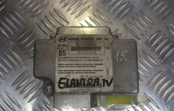 Hyundai Elantra Airbag control unit/module 95910-2H500