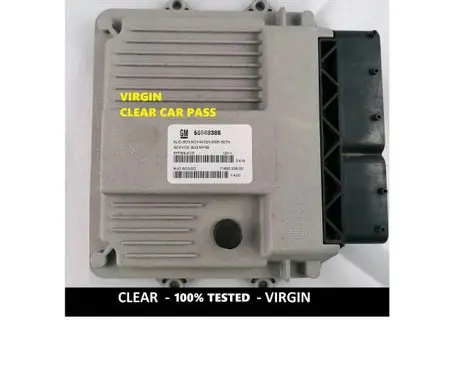 Opel Corsa D Engine control unit/module ECU 55568385 7160023800