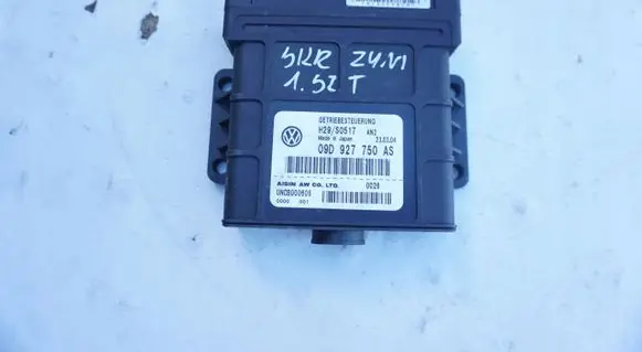 Porsche Cayenne (9PA) Gearbox control unit/module 09D927750AS