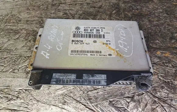 Audi A4 S4 B6 8E 8H ABS control unit/module 8D0907389D 0265109463