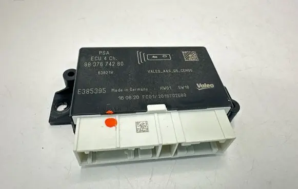 Peugeot 2008 II Parking PDC control unit/module 9837674280
