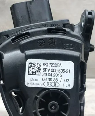 Audi A6 C7 Accelerator throttle pedal 8K1723523A 29042015 6PV00950521