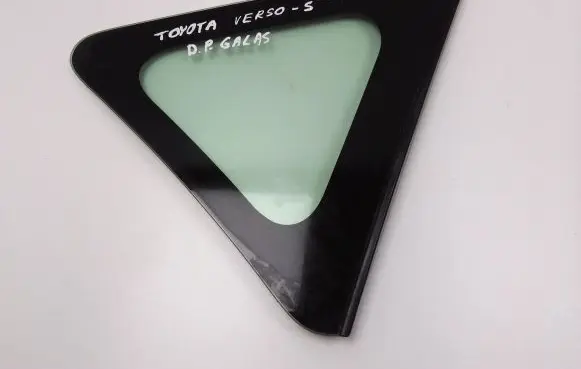 Rear vent window glass
