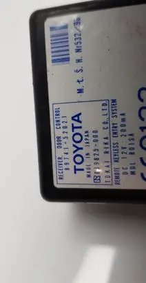 Toyota Yaris Other control units/modules 8974152021